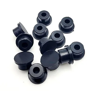 Buy 13mm Rubber Drill Hole Plugs Push In Compression Stem Silicon Covers 19mm Top • 12.89$