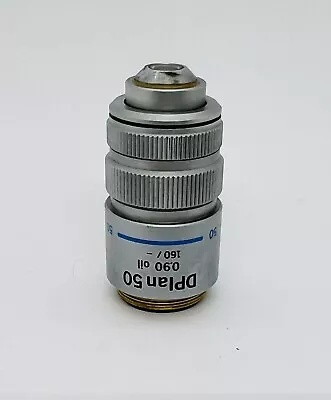Buy Olympus D Plan 50X Microscope Objective Lens With Iris Aperture BH BH2 + 160mm • 109$