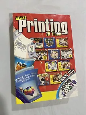 Buy Deluxe Printing 10 Pack Software Bundle - Open Box  • 29.75$