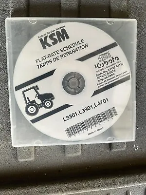 Buy Kubota L3301 L3901 L4701 Tractor Flat Rate Service Manual CD • 19.95$