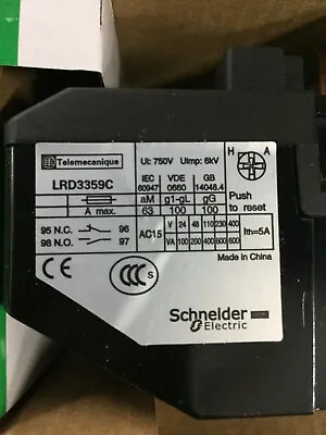 Buy Schneider Electric Telemecanique LRD3359C Thermal Overload Relay 48-65A • 79.99$