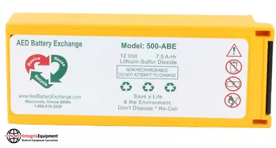 Buy Physio Control LIFEPAK 500 Replacement Battery - Includes 5 Year Warranty 5L500 • 245$