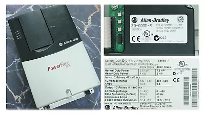 Buy New Allen-Bradley PowerFlex 70 7.5 HP 20AD011A0AYNARNN 480 VAC FRN:2.005 • 1,999.99$