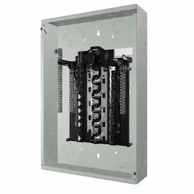 Buy 100 Amp 20-Space 40-Circuit Indoor Main Breaker Plug-On Neutral Load Center • 101.71$
