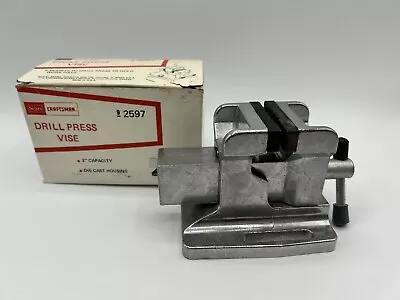 Buy Rare Vintage Craftsman 2  Drill Press Vise No. 2597 Vtg Made In Usa Vg • 108$