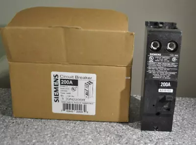 Buy Siemens QN2200R 200-Amp 2 Pole 240-Volt Circuit Breaker NEW IN BOX • 114.99$