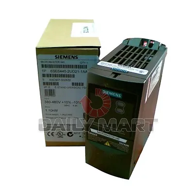 Buy Siemens New 6se6440-2ud21-1aa1 Ac Drive Micromaster 440 Without Filter 3phase • 916.96$