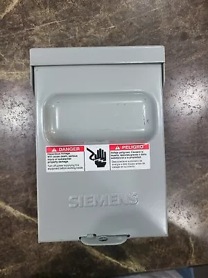 Buy Brand New!!! Siemens 60 Amp Non-Fusible Outdoor AC Disconnect WN2060 (LOT OF 3) • 49.95$
