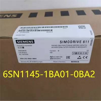 Buy 6SN1 145-1BA01-0BA2 Siemens PLC Module 6SN1145-1BA01-0BA2 SIMODRIVE NEW IN BOX • 1,500.80$