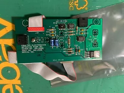 Buy Metering Pump Control Board 9912600 9912598- Beckman Coulter Particle Counter Z1 • 225.01$
