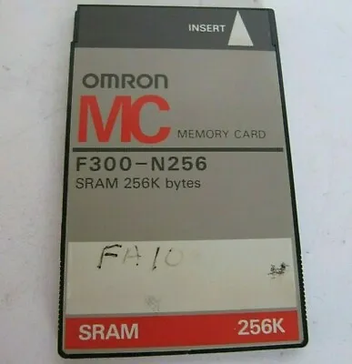 Buy Omron F300 Vision Mate MC Memory Card F300-N256 • 179$