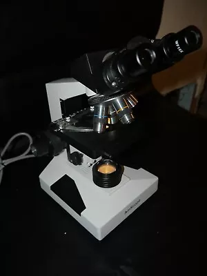 Buy AmScope 40x-1000x Compound Binocular Microscope Multi-Use Biological Medical Lab • 159.99$