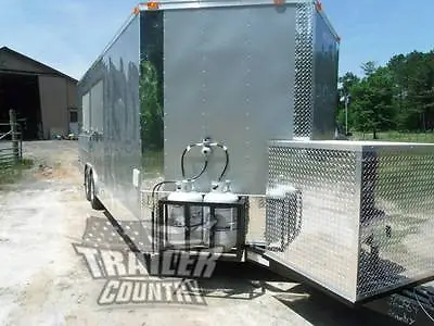 Buy New 8.5 X 22 22' Enclosed Concession Food Vending Bbq Mobile Kitchen Trailer • 41,395$