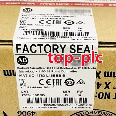 Buy New Sealed Allen-Bradley 1763-L16BBB SER B MicroLogix 1100 16 Point Controller • 876$