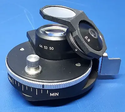 Buy Carl Zeiss, Axioskop Axioplan Achromatic Aplanatic Microscope Condenser 44 53 50 • 300$