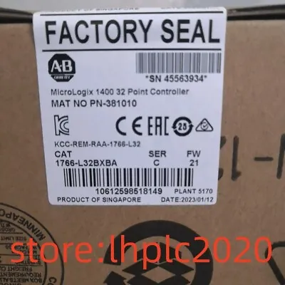 Buy New Allen-Bradley 1766-L32BXBA MicroLogix 1400 32 PoInt Controller 1766L32BXBA • 609$