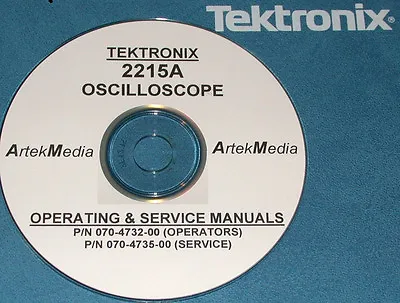Buy Tektronix  2215a Service & Ops Manuals (2 Volumes) • 10$