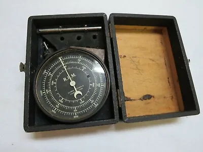 Buy Vintage Jones Motorola Multiple Range Hand Tachometer Type B Class A W/ Wood Box • 69.99$