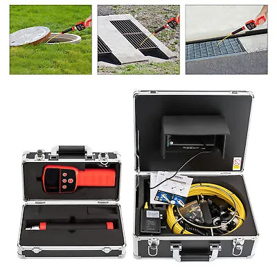 Buy 512HZ Sewer Camera With Locator Pipe Inspection Camera With 165FT Cable 7  LCD • 617.49$