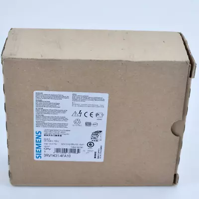Buy 3RV1431-4FA10 SIEMENS Safety Circuit Breaker Brand New In Box!Spot Goods Zy • 365.90$