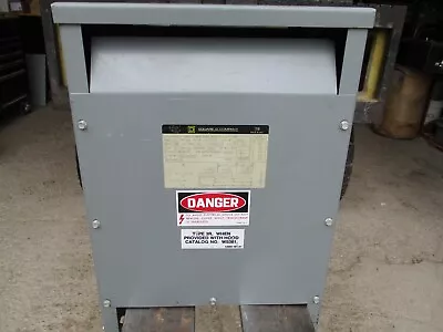 Buy Square D 15t3h 15 Kva Transformer 480 - 208y/120 3 Phase Delta Wye • 450$