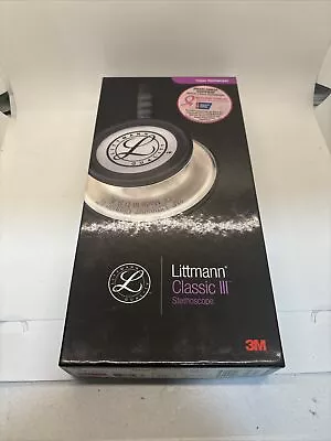 Buy 3M Littmann Classic III Monitoring Stethoscope 5631 Breast Cancer Rose Pink Tube • 114.99$