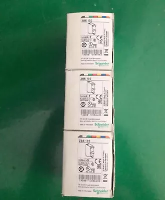 Buy (Set Of 5) Schneider Electric ZBE-102 Single Contact Block Brand New Box • 17.40$