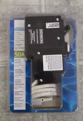 Buy NEW SIEMENS 2-pole Ground Fault Interrupter QF250AP 50 Amp Circuit Breaker • 68.99$