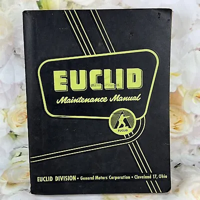 Buy Euclid Manual Repair Maintenance General Motors Dump Trucks TD 1-66 1959 Book • 39.95$