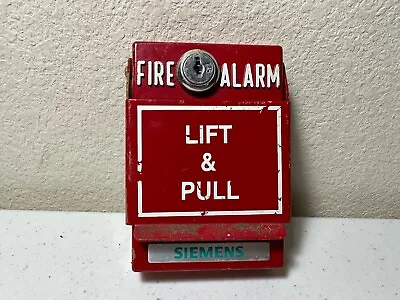 Buy Siemens MSM-KD Fire Alarm Pull Station • 39.95$