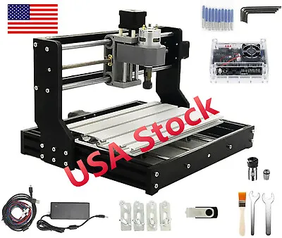 Buy 『in US』Upgraded 3018 Pro CNC Router Engraving Laser Machine Milling Cutting Wood • 149$