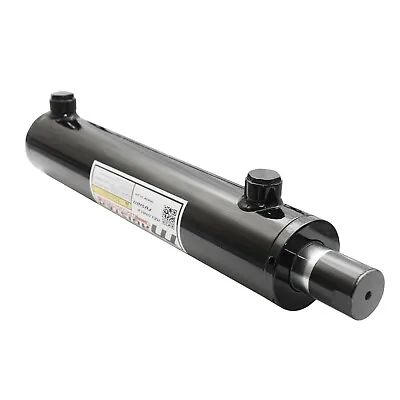 Buy Universal Hydraulic Cylinder Welded Double Acting 2.5  Bore 9  Stroke 2.5x9 • 179$
