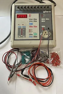 Buy Bio-tek 501 Pro Electrical Safety Analyzer With ECG Accessories Test Equipment • 875$