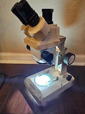 Buy Accu-Scope Microscope. Lights Work. Not Sure If FULLY Functional  • 23.80$