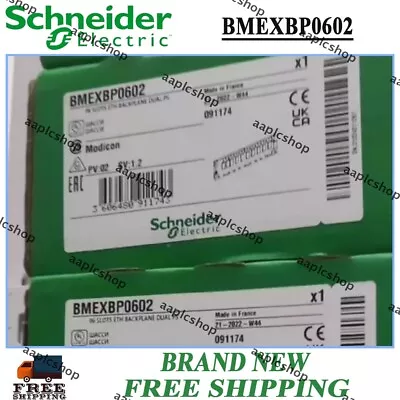 Buy New In Box Schneider Electric BMEXBP0602 Modicon X80 Backplane Free Shipping NEW • 540.99$