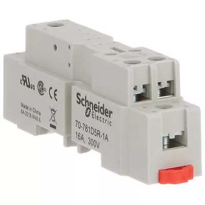 Buy Schneider Electric 70-781D5r-1A Rly Sckt,Fingr Saf,Squae,5 Pin,Scrw Clmp • 7.99$