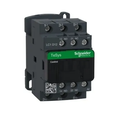 Buy Schneider Electric TeSys D Contactor   LC1D12M7 Coil 220V 12A 3P AC 5.5kw/7.5HP • 54.11$