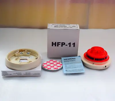 Buy Siemens Hfp-11 Fire Alarm Smoke Heat Detector With Db-11 Base & Magnetic Holder • 180$