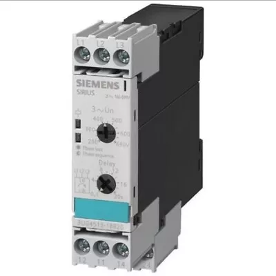 Buy New Siemens 3UG4513-1BR20 Phase Monitoring Relay • 129.99$