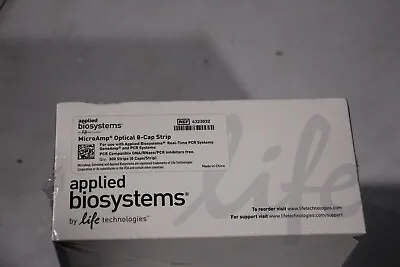 Buy Applied Biosystems Life Technologies 4323032 MicroAmp Optical 8 Cap Strip 300 • 29.99$