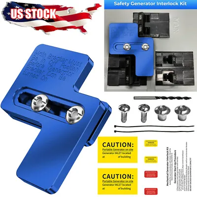 Buy Generator Interlock Kit , Siemens 100 Amp Panel Murray 100 Amp Panel Blue • 44.99$