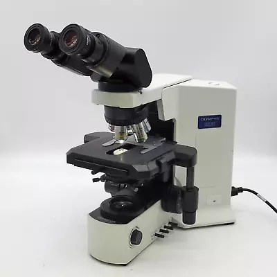 Buy Olympus Microscope BX51 W. LED, Tilting Binocular Head, & 2x Objective Pathology • 6,450$