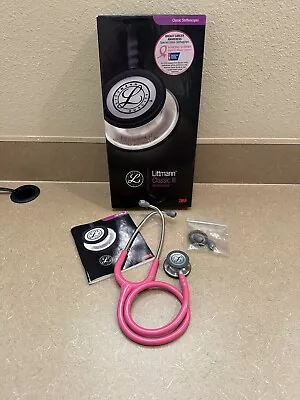 Buy 3m Littmann Classic III Breast Cancer Stethoscope Rose Pink Tube MINT IN BOX • 89.99$