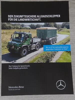 Buy Mercedes-Benz Unimog All-wheel Drive Tractor For Agriculture Brochure (1055) • 9.65$