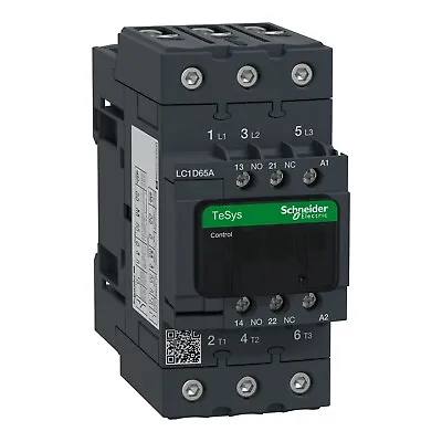 Buy Schneider Electric TeSys Deca Contactor 65A 40HP LC1D65AG7 • 74.99$