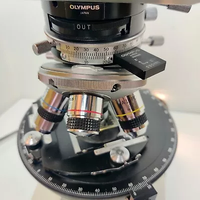 Buy OLYMPUS BH-P-2 Trinocular Polarizing Microscope W/Camera  Nice Complete POL #630 • 2,995$
