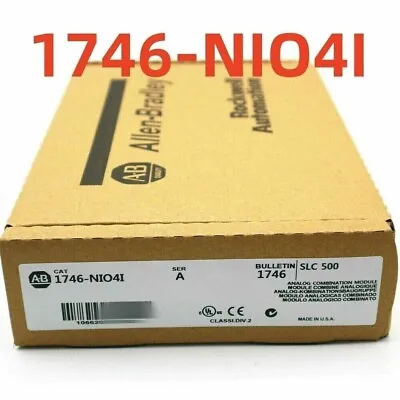 Buy New Allen-Bradley 1746-NIO4I SER A SLC 500 Analog Output Module AB 1746-NIO4I • 555.75$