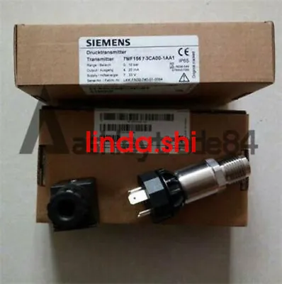 Buy 1PCS Siemens Pressure Gauge 7MF1567-3CA00-1AA1 Range 0-10 Bar • 143.71$