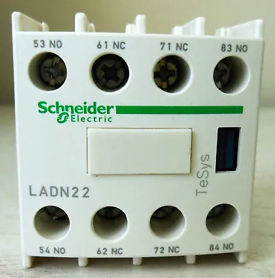 Buy Original Schneider Electric Auxiliary Contact Block LADN22 • 19.99$