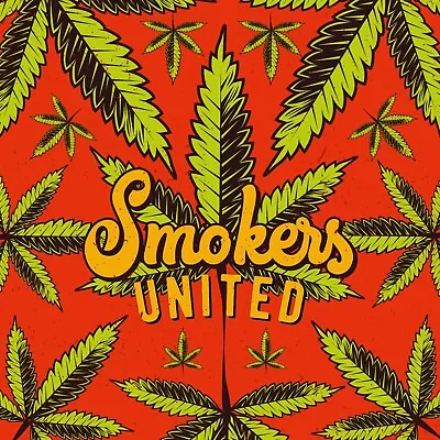 Buy 420 Weed Marijuana Smokers United Vinyl Banner Flag Sign Poster Ganja Smoke Leaf • 99$